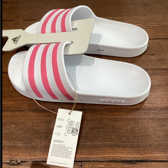 Adidas Pink Adilette Aqua - Picture 3 of 3
